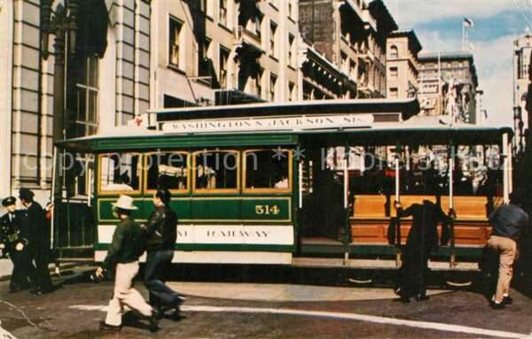 Strassenbahn Cable Car Turntable San Francisco