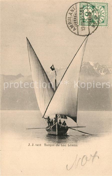 Segelboote Barque du Lac Leman
