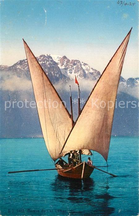 Segelboote Barque du Lac Leman