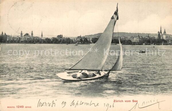 Segelboote Zürich See