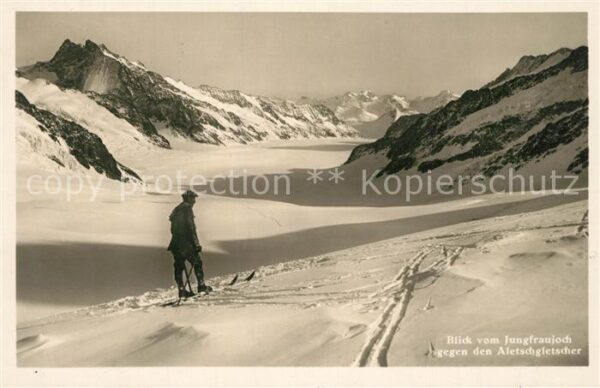 Ski-Langlauf Jungfraujoch Aletschgletscher