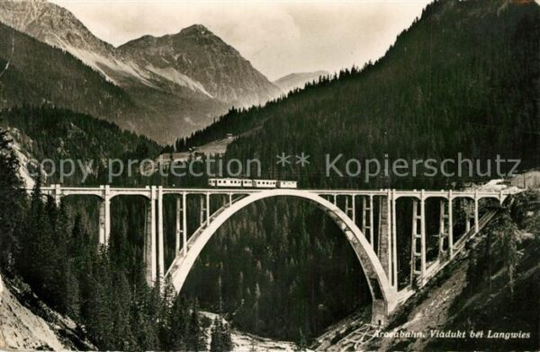 Viadukte Viaduc Arosabahn Langwies