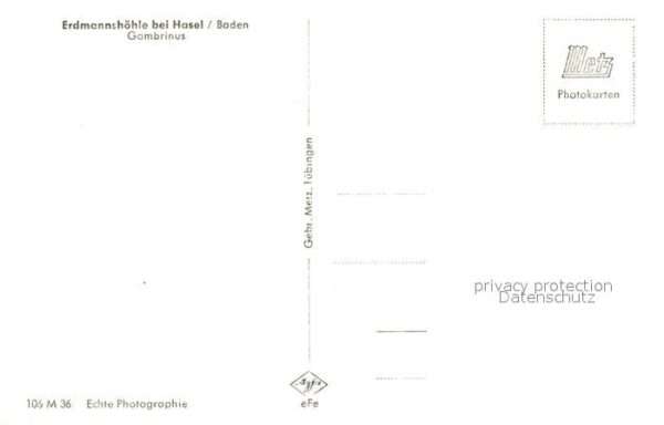 Hoehlen Caves Grottes Erdmannshöhle Hasel Gambrinus – Bild 2