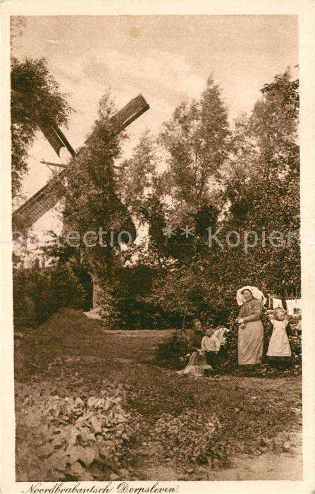 Windmuehle Noordbrabant Dorfleben