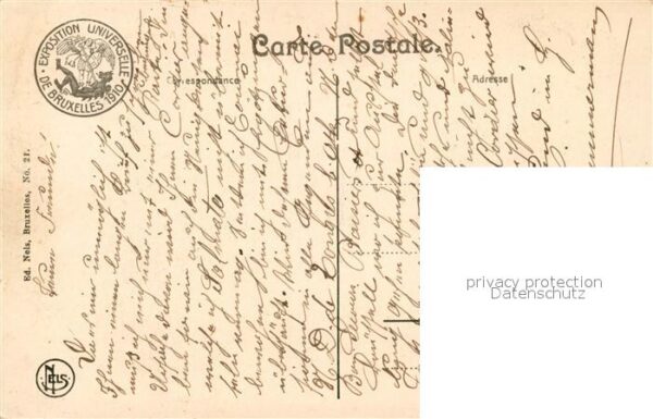 Exposition Universelle Bruxelles 1910 Section Allemande – Bild 2