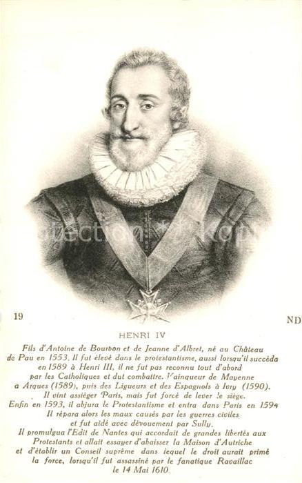 Adel Frankreich Henri IV