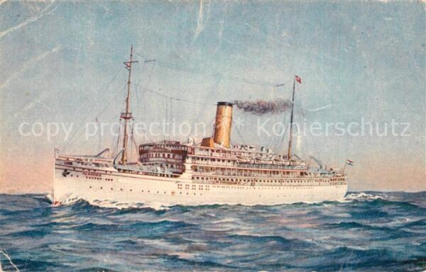 Dampfer Oceanliner S.S. Plancius