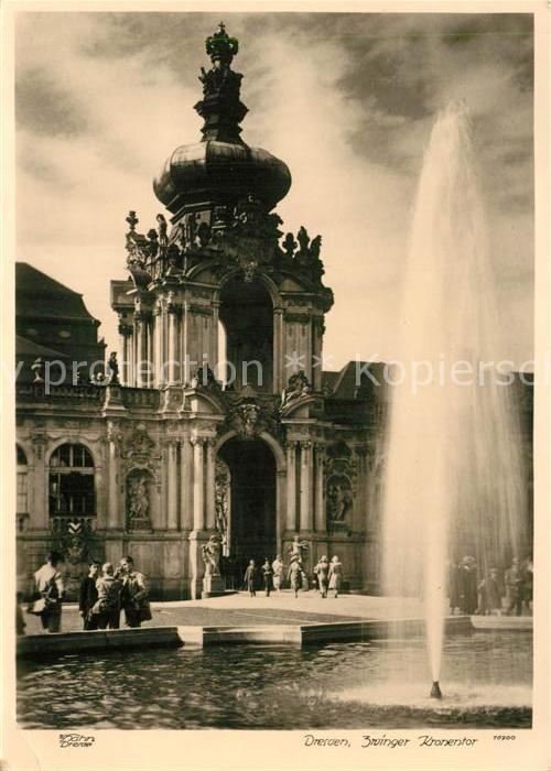Foto Hahn Nr. 10700 Dresden Zwinger Kronentor