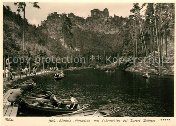 Foto Hahn Nr. 11117 Amselsee Lokomotive Rathen