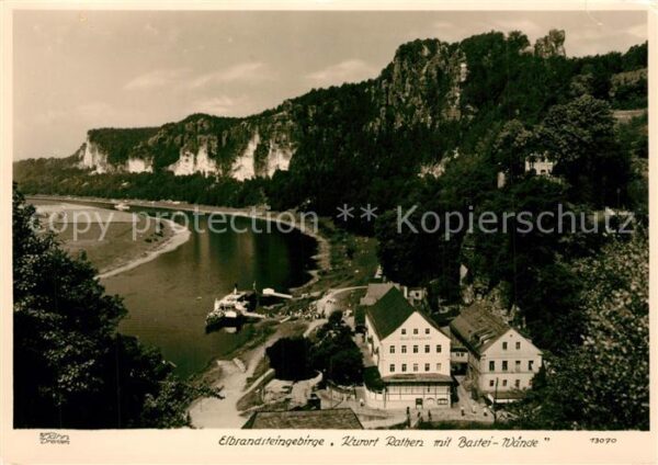 Foto Hahn Nr. 13070 Rathen Bastei-Wände