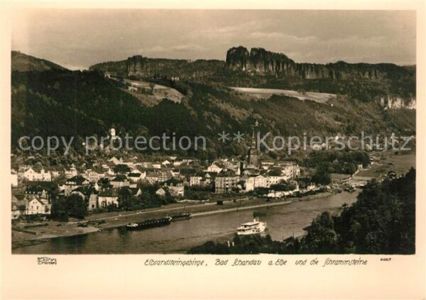Foto Hahn Nr. 4021 Bad Schandau Schrammsteine