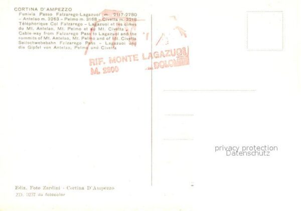 Seilbahn Cortina d_Ampezzo Funivia Passo Falzare – Bild 2