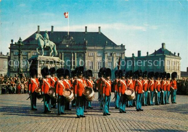 Leibgarde Wache Kopenhagen Wachtparade