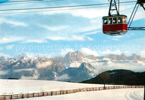 Seilbahn Rittner Rosengarten Renon Catinaccio