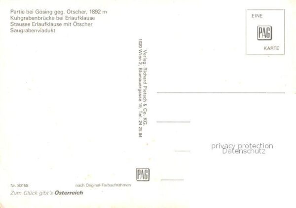 Eisenbahn Mariazellerbahn Gösing Ötscher Kuhgrabe – Bild 2