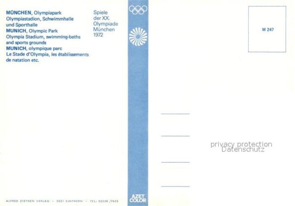 Olympia München Olympiapark Olympiastadion Schw – Bild 2