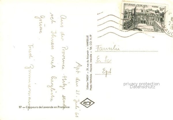 Ernte Landwirtschaft Coupeurs de Lavande – Bild 2