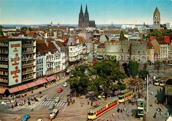 Strassenbahn Köln Hahnentor Rudolfplatz Dom
