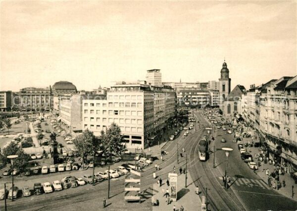 Strassenbahn Frankfurt am Main Rossmarkt Goethe-Plat