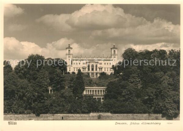 Foto Hahn Nr. 12761 Dresden Schloss Albrechtsberg