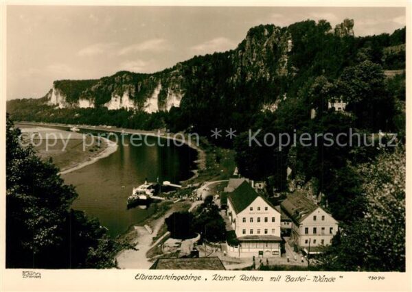 Foto Hahn Nr. 13070 Rathen Basteiwände