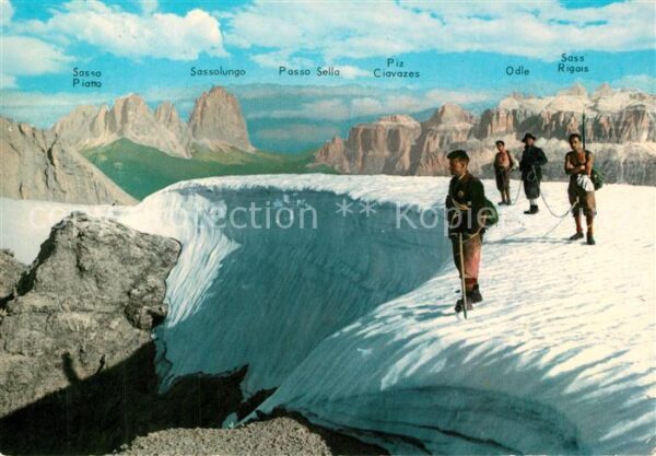 Bergsteigen Klettern Dolomiti di Fassa La Marmolada Sassolun