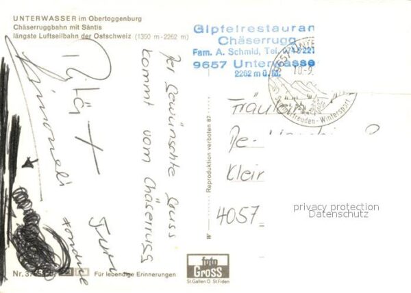 Seilbahn Chäserrugg Unterwasser Obertoggenburg S – Bild 2