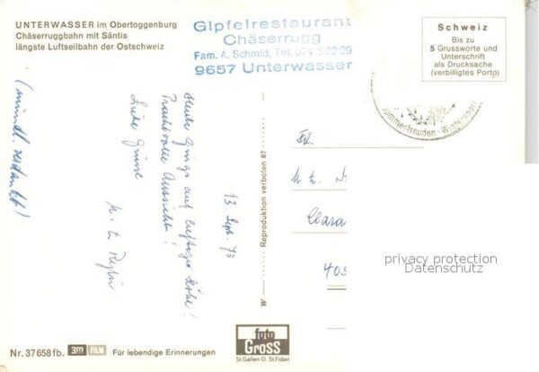 Seilbahn Chäserrugg Unterwasser Obertoggenburg S – Bild 2