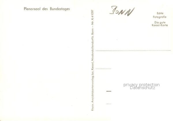 Politik Plenarsaal Bundestag Bonn – Bild 2