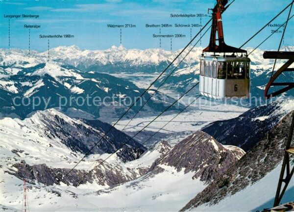 Seilbahn Gletscherbahn Kaprun Zeller Becken