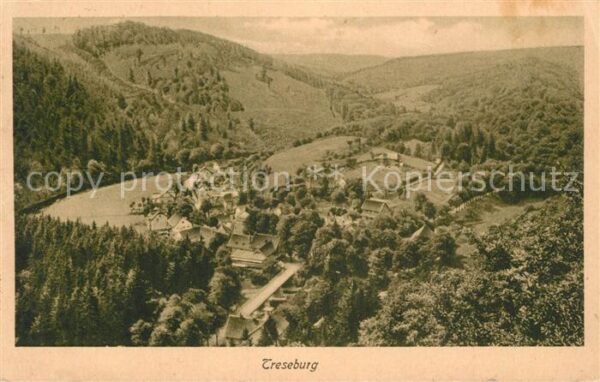 Treseburg Harz Landschaftspanorama
