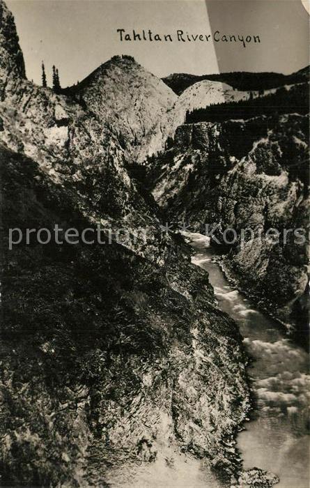 Wrangell Alaska Tahltan River Canyon