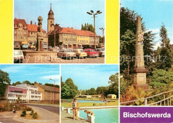 Bischofswerda Altmarkt Kreiskulturhaus Freibad Postsä