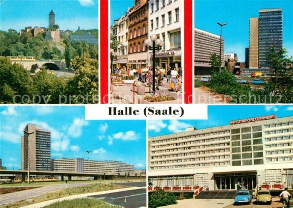 Halle Saale Burg Giebichenstein Klement Gottwald St