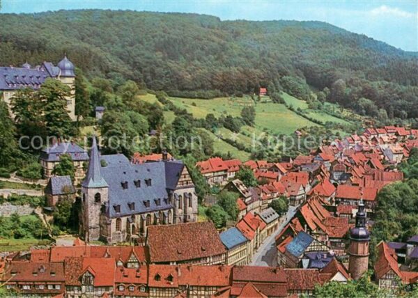 Stolberg Harz Blick von der Lutherbuche