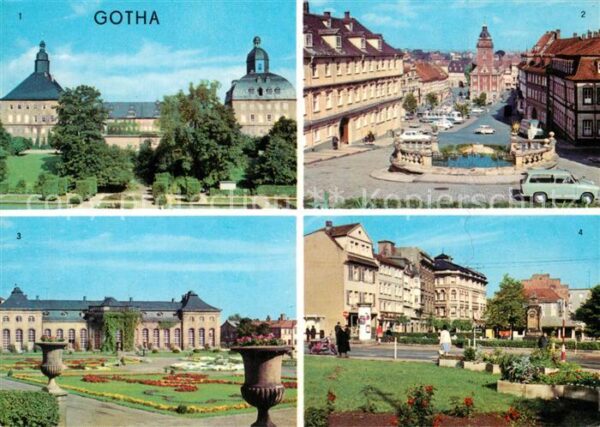 Gotha Thueringen Schloss Hauptmarkt Orangerie Arnoldipla