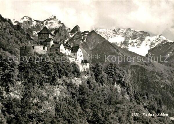 Vaduz Schloss Alpen