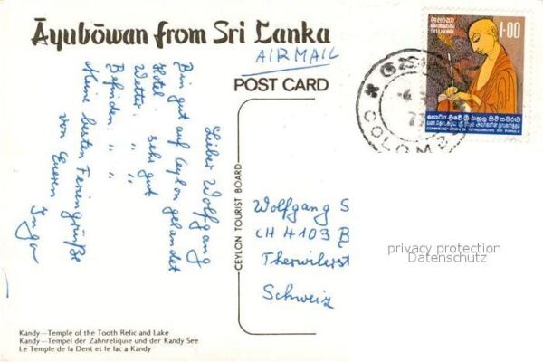 Kandy Sri Lanka Temple of the Tooth Relic and Lake Temp – Bild 2