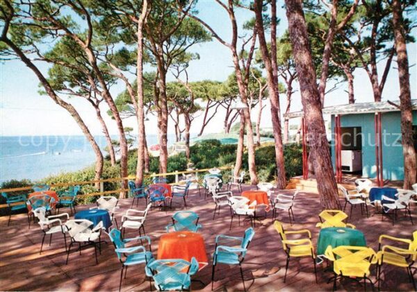 Follonica Albergo Il Boschetto Terrasse Meerblick