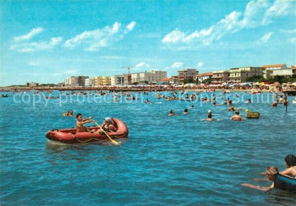 Caorle Venezia Spiaggia di Ponente dal mare Weststrand