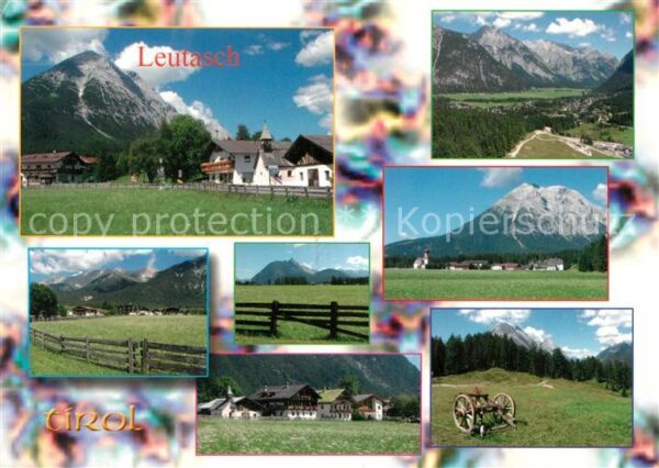 Leutasch Landschaftspanorama Leutaschtal Alpen
