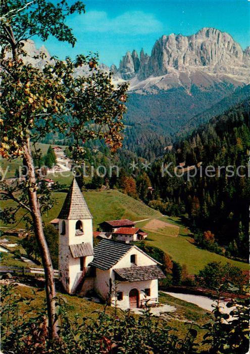 San Cipriano Chiesa Il Catinaccio Dolomiti Kirche Ro