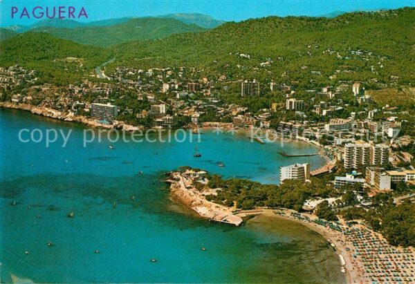 Paguera Mallorca Islas Baleares Fliegeraufnahme