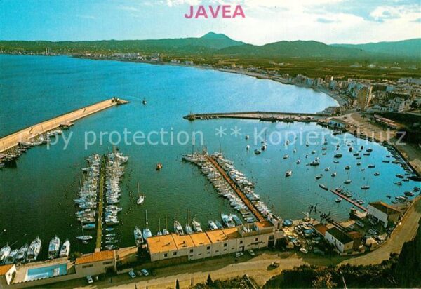 Javea Vista desde el puerto vista aerea
