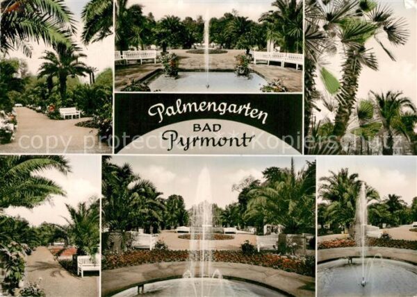Bad Pyrmont Palmengarten Schönster Kurgarten Deutsc