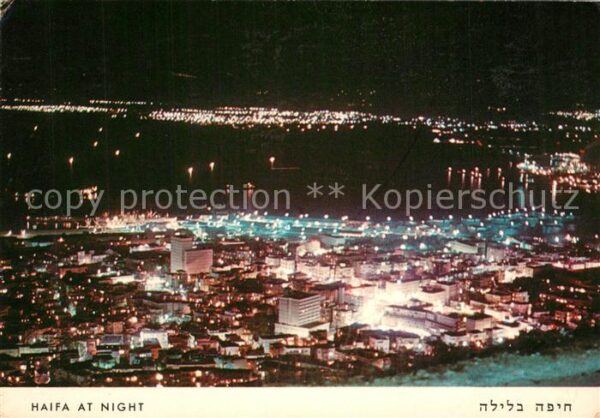 Haifa at night
