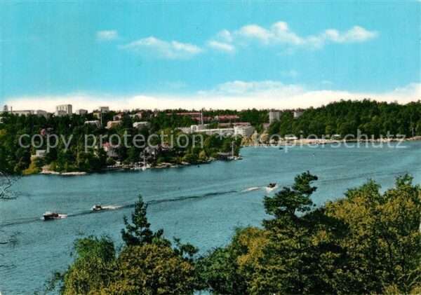 Stockholm Utsikt över Skurusundet