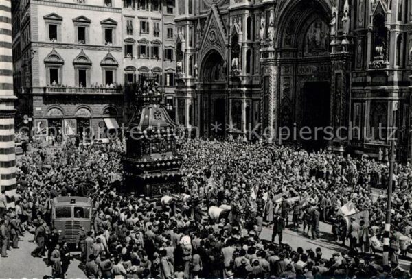 Firenze Florenz Il Carro del Sabato Santo