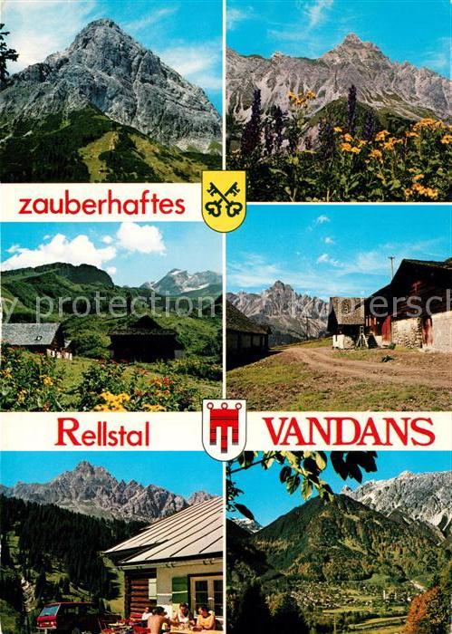 Vandans Vorarlberg Gebirgspanorama Alpenpark Montafon Rell
