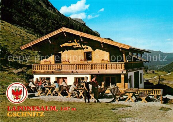 Gschnitz Tirol Laponesalm Berggaststätte Bergwandergeb